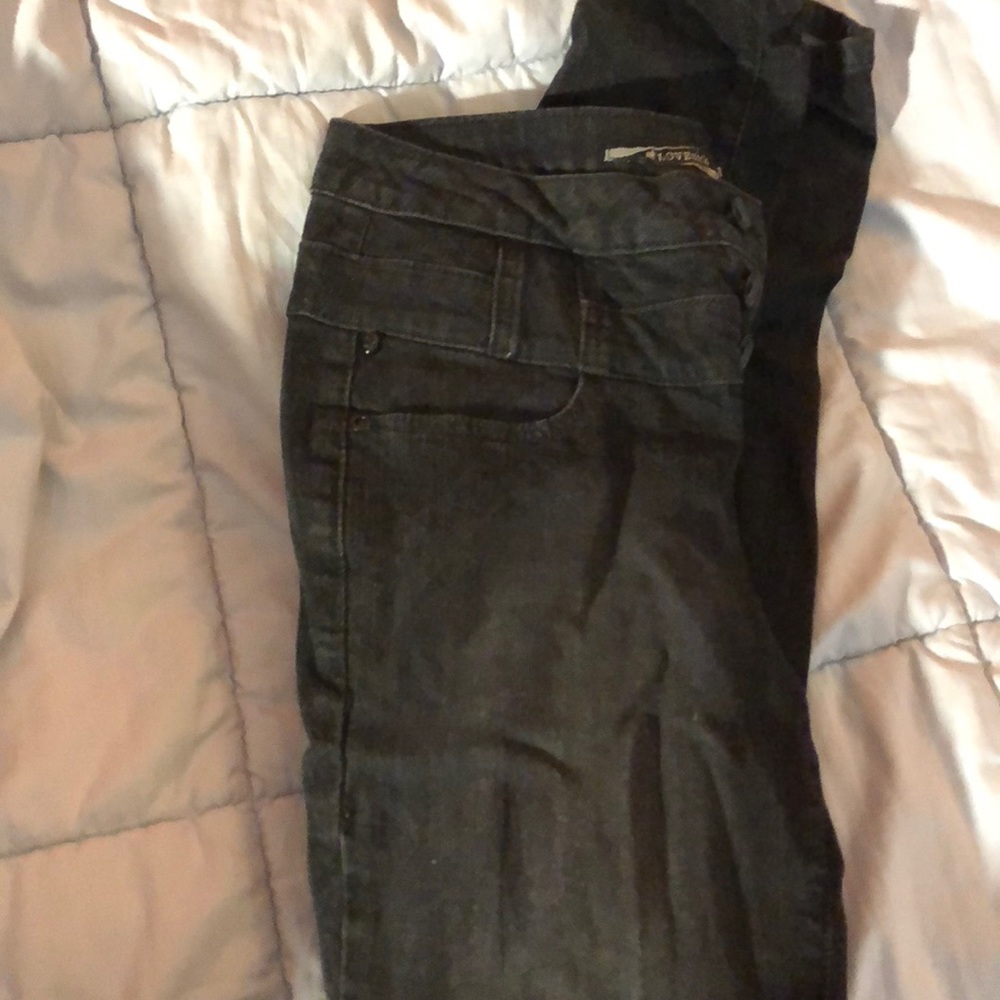 Black high-waisted Jeans